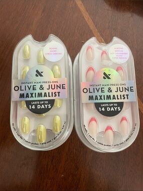Olive & June Maximalist Instant Press-On Nails — Citrus Chrome Yellow